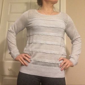 Loft gray sweater